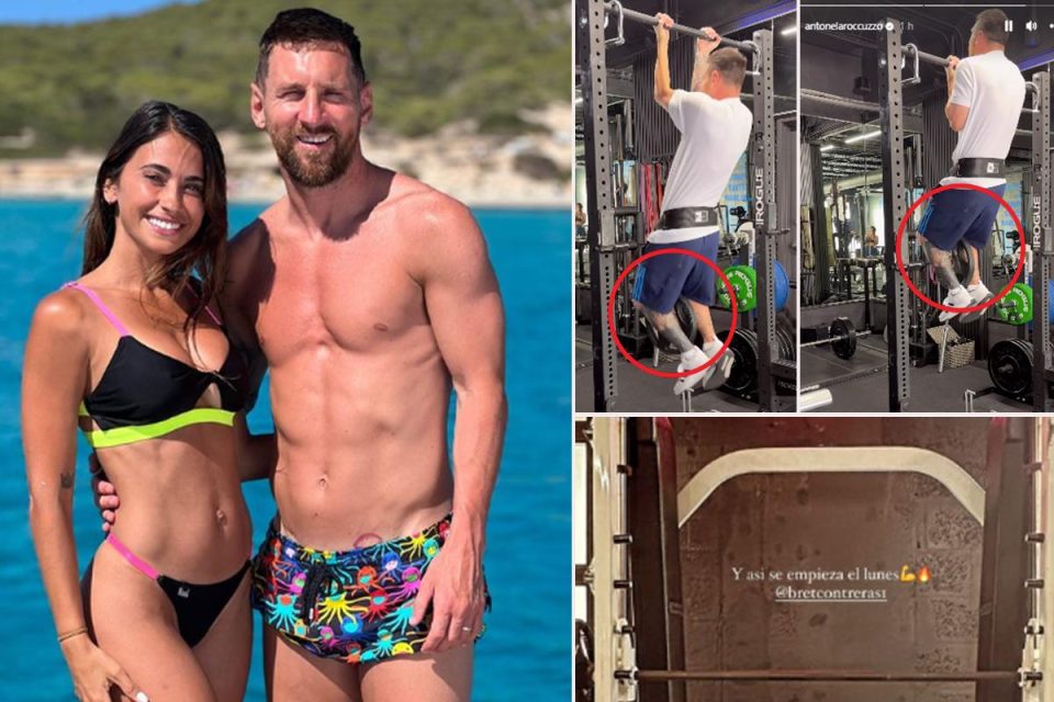 Antonela Roccuzzo mostró el entrenamiento de Messi en un gimnasio durante  sus vacaciones - Misiones Para Todos